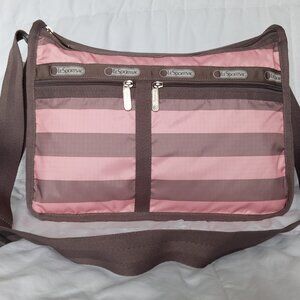 NWT Le SportSac Deluxe Everyday Bag -- Rugby Peach -- RARE/OOP